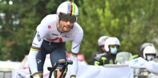 Filippo Ganna vince la cronometro di Palermo al Giro d'Italia