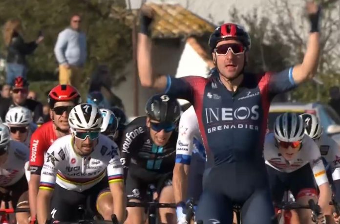 Elia Viviani vince la prima tappa del Tour de la Provence 2022