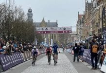 Gand-Wevelgem Juniores: vittoria dell’italiano Thomas Capra. Festeggia Salvoldi in ammiraglia Thomas Capra