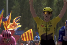 Vuelta, 5ª tappa: incredibile lead-out della Visma per Brennan. Battuto Meeus, 3° Albanese e 4° Romele