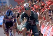 Vuelta, 13ª tappa: finalmente Van Aert! Battuto Paret-Peintre, 5° Albanese Van Aert