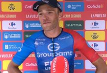 Vuelta, le lacrime di Bastien Tronchon: «Non ero sicuro di aver vinto. Ho detto a Guillaume di andare a tutta»