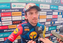 Il Lombardia, Ciccone: «Ho pagato il fuorigiri sul Civiglio ma oggi di più non potevo fare» (Video)